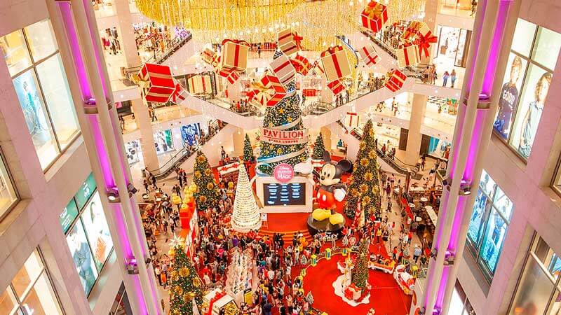 Decoración de centros comerciales en navidad la Decoteca Bolas de navidad para el árbol de navidad